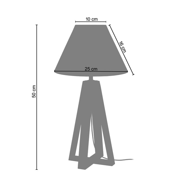 <tc>Candeeiro de Mesa LINKOPING  22cm - 1 Luz</tc>