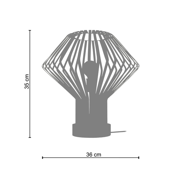 Lampe a poser ZERMATT 36cm - 1 Lumière