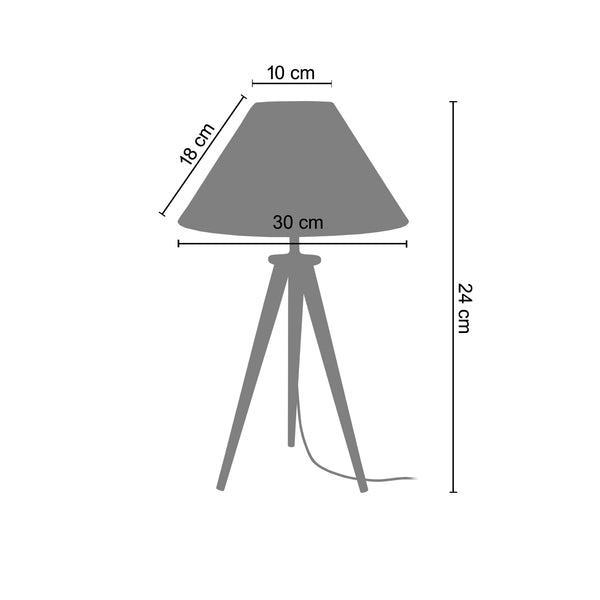 <tc>Candeeiro de Mesa ARHUS  30cm - 1 Luz</tc>