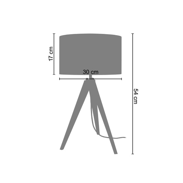 <transcy>Candeeiro de Mesa IDUN B  30cm - 1 Luz -</transcy>