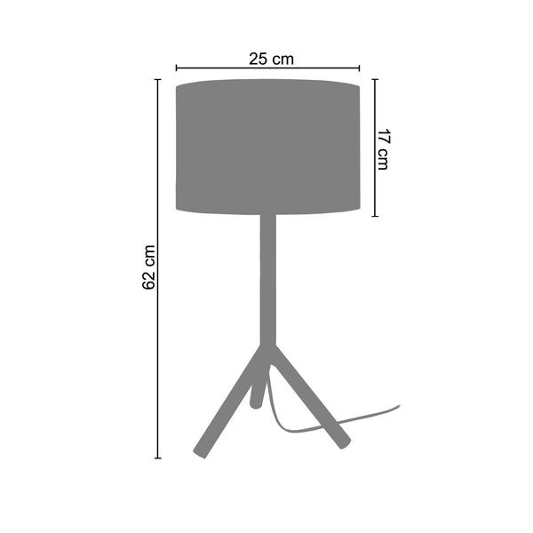 Lampe a poser TRIDENT C 30cm - 1 Lumière