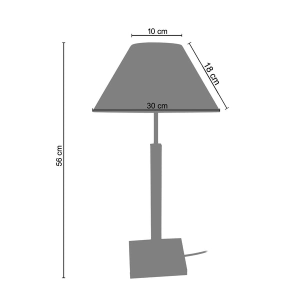 Lampe a poser HOD B 30cm - 1 Lumière