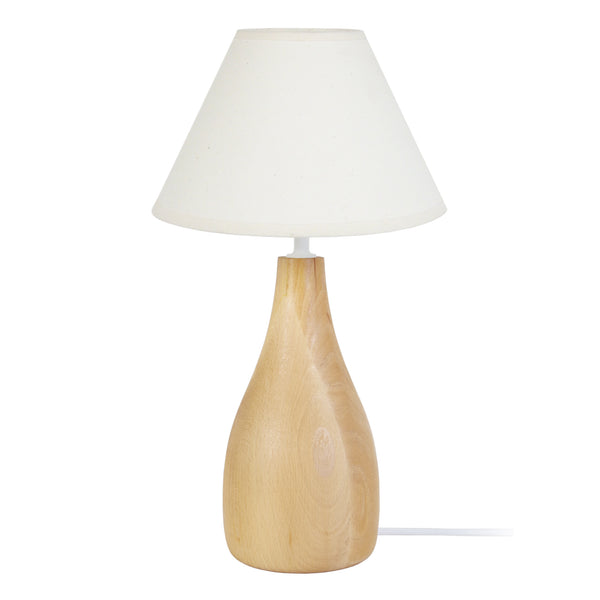 Lampe a poser BOUTEILLE BOIS 22cm - 1 Lumière