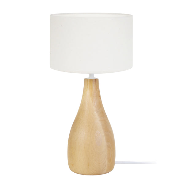 Lampe a poser BOUTEILLE BOIS 22cm - 1 Lumière