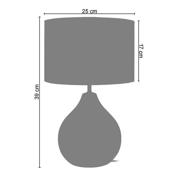 Lampe a poser BOUTEILLE BOIS 30cm - 1 Lumière