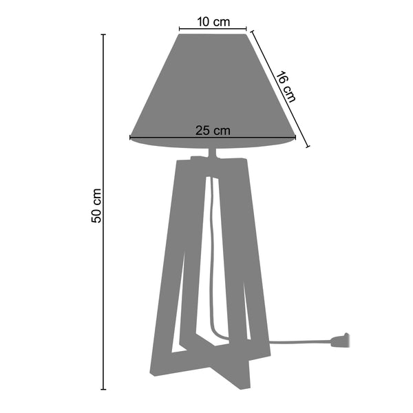 Lampe a poser LOT 30cm - 1 Lumière