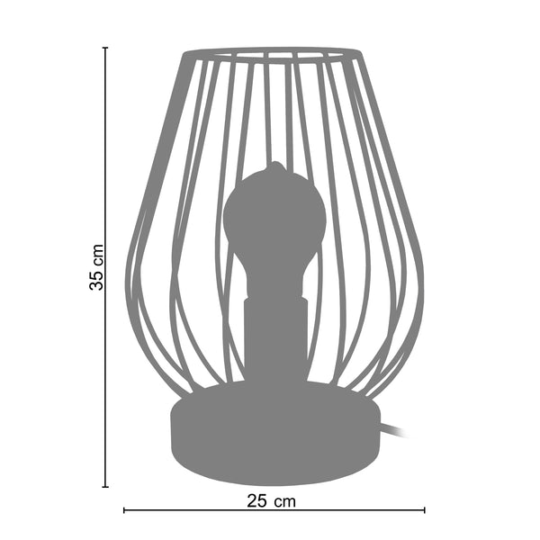 Lampe a poser CIVIDALE 25cm - 1 Lumière