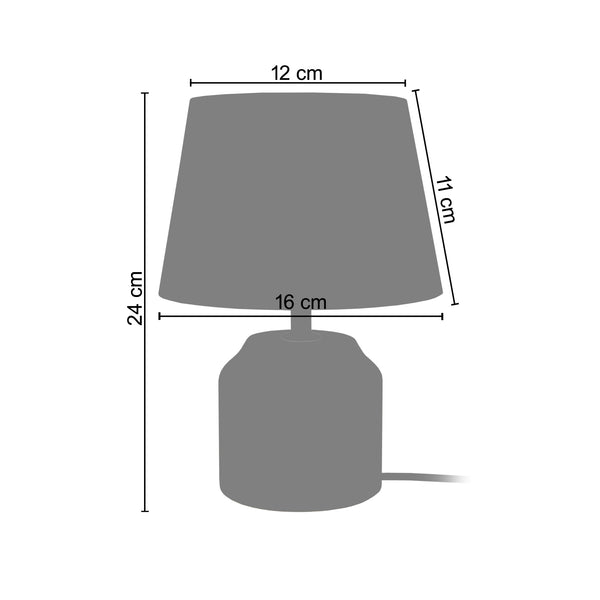 Lampe a poser MARY B 16cm - 1 Lumière