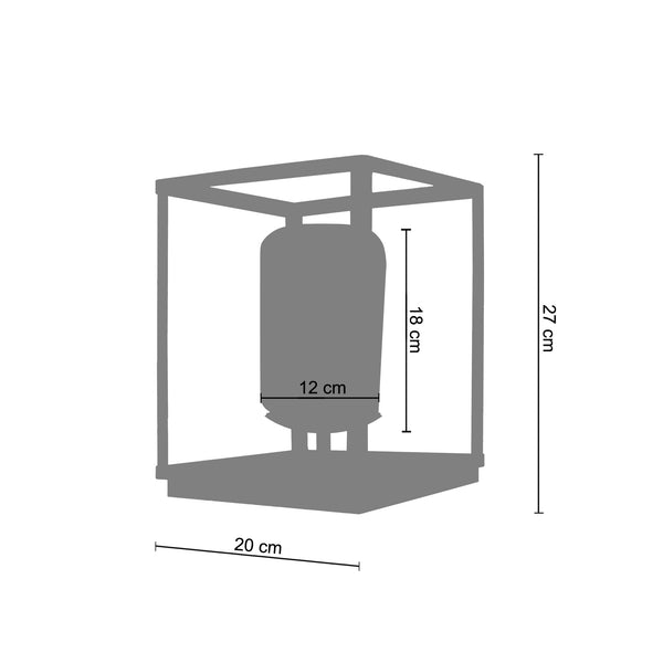 <transcy>Candeeiro de Mesa HESSE  20cm - 1 Luz </transcy>