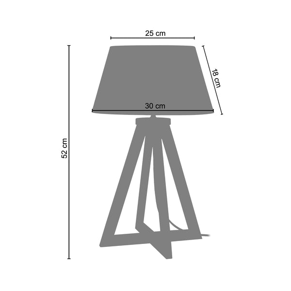 Lampe a poser SKARA 30cm - 1 Lumière