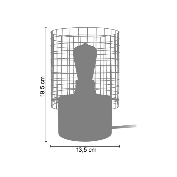 <tc>Candeeiro de Mesa NOIRON  13,5cm - 1 Luz  </tc>