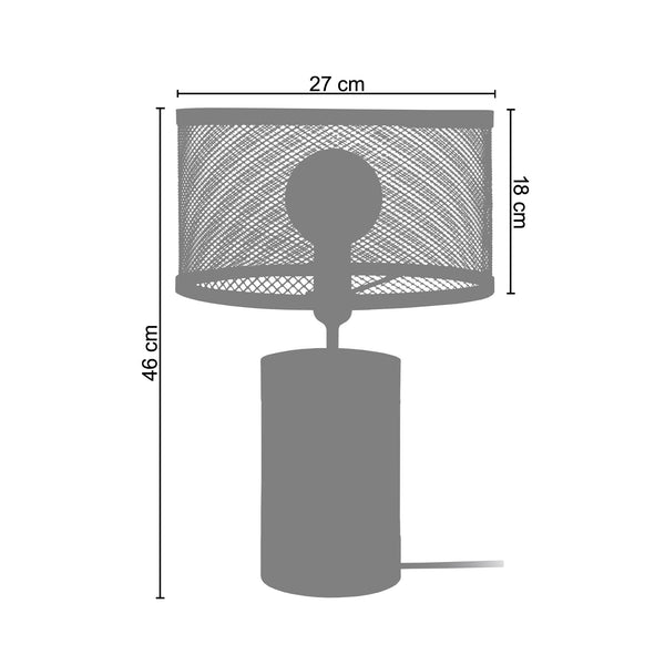 <transcy>Candeeiro de Mesa ADONIS  27cm - 1 Luz </transcy>