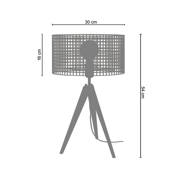 <tc>Candeeiro de Mesa LISERON  30cm - 1 Luz </tc>