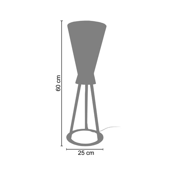 <transcy>Candeeiro de Mesa STRADIVARIUS  25cm - 1 Luz </transcy>