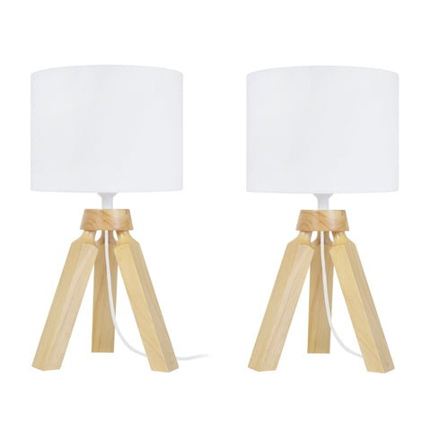 Lampe a poser GABY (Lot 2 Pcs) 16cm - 1 Lumière