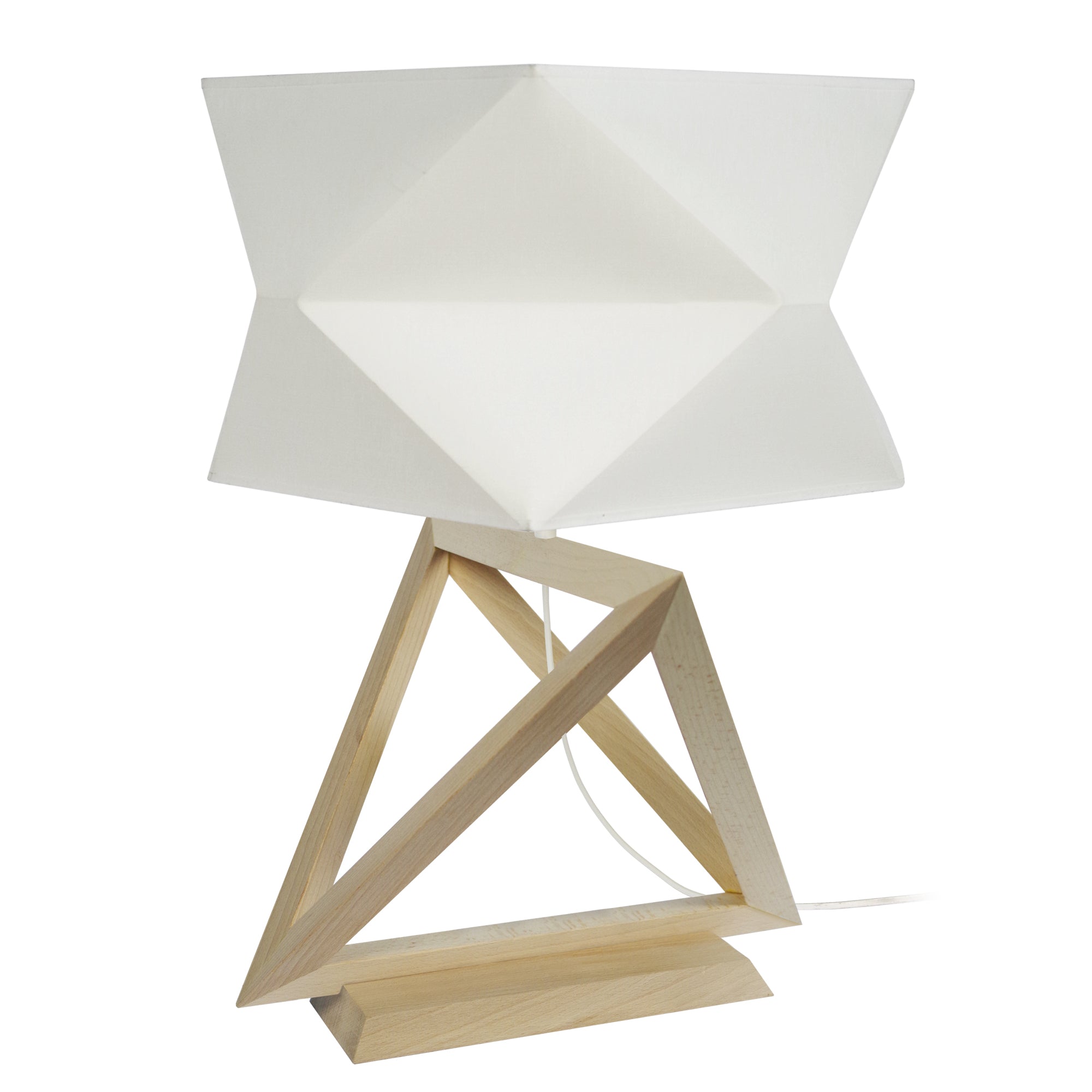 Lampe a poser TÉTRAÈDRE 1A 35cm - 1 Lumière