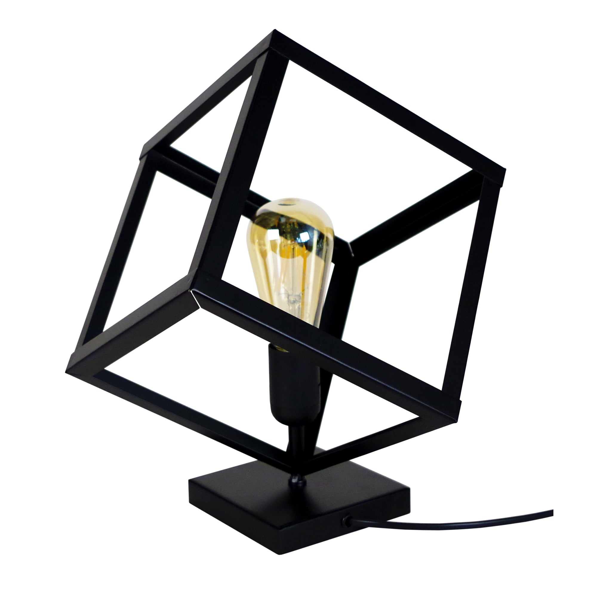 <transcy>Candeeiro de Mesa HEXAÈDRE 20  30cm - 1 Luz </transcy>