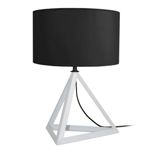 Lampe a poser TÉTRAÈDRE MÉTAL 30cm - 1 Lumière