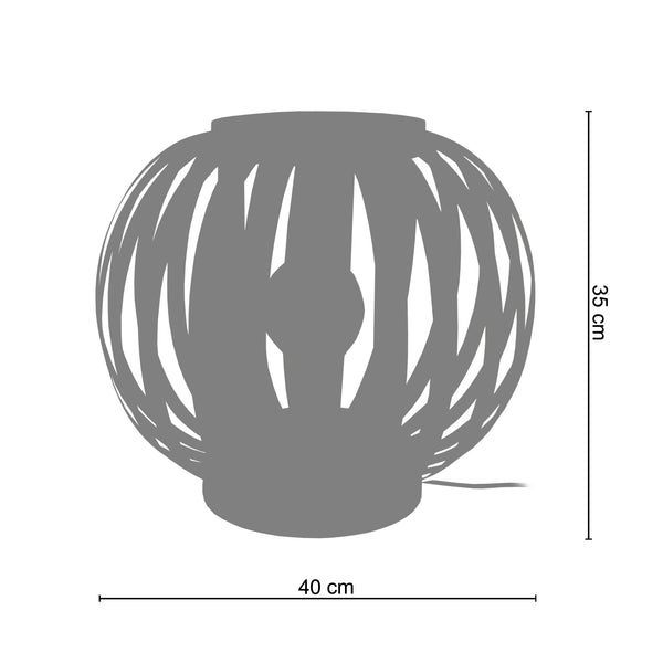 <transcy>Candeeiro de Mesa BOKBLAD KLOT A  40cm - 1 Luz  </transcy>