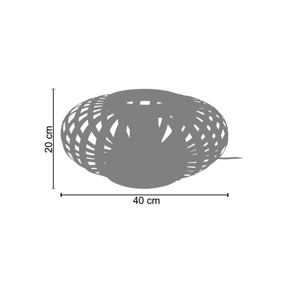 <transcy>Candeeiro de Mesa BOKBLAD OVALT A  40cm - 1 Luz </transcy>