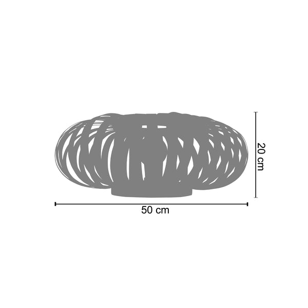 <transcy>Candeeiro de Mesa BOKBLAD MELON  32cm - 1 Luz </transcy>