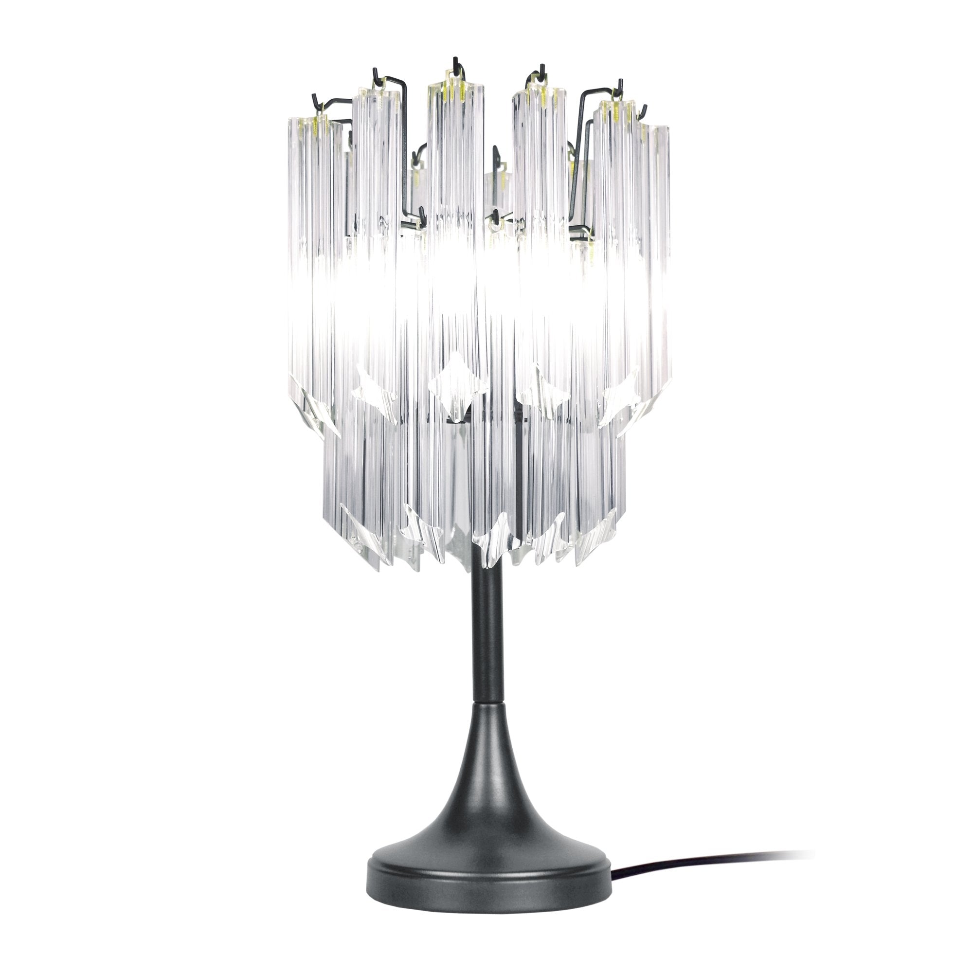 <transcy>Candeeiro de Mesa CRISTAL 24cm - 1 Luz </transcy>