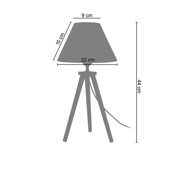 Lampe a Poser UTGARD 30cm - 1 Lumière