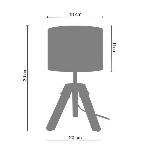 Lampe a Poser RUHR 19cm - 1 Lumière