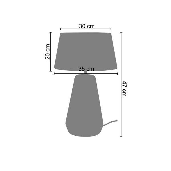 <tc>Candeeiro de Mesa REFLECTS  35cm - 1 Luz  </tc>