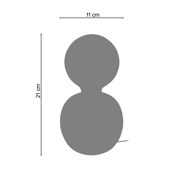 <transcy>Candeeiro de Mesa BOIS BOULE  11cm - 1 Luz </transcy>