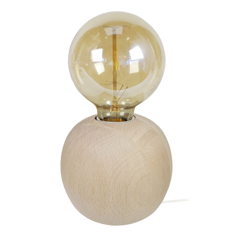 Lampe a poser BOIS BOULE 11cm - 1 Lumière