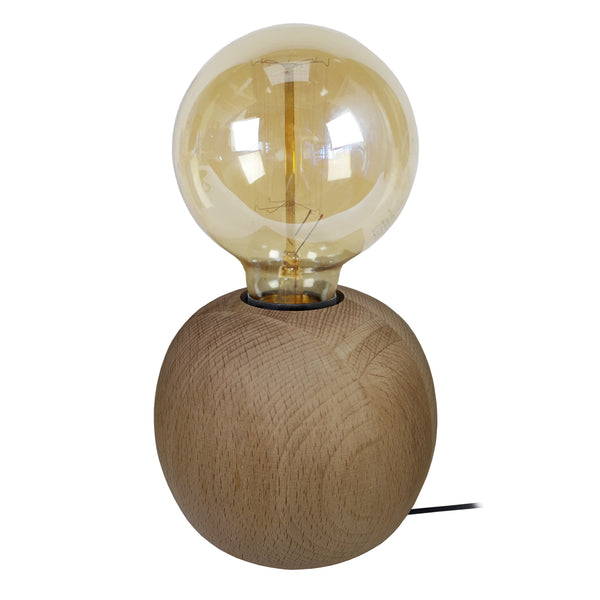 Lampe a poser BOIS BOULE 11cm - 1 Lumière