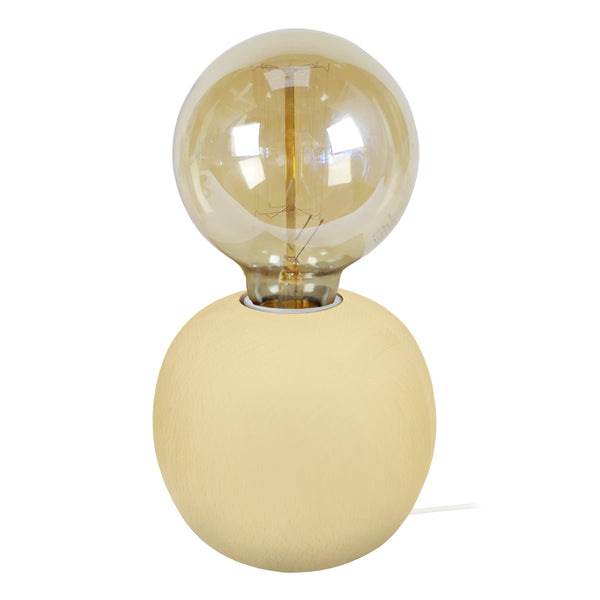 Lampe a poser BOIS BOULE 11cm - 1 Lumière