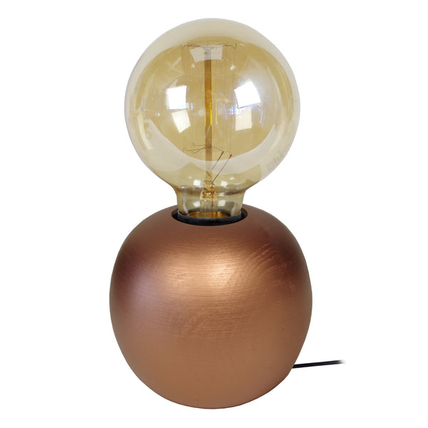 Lampe a poser BOIS BOULE 11cm - 1 Lumière