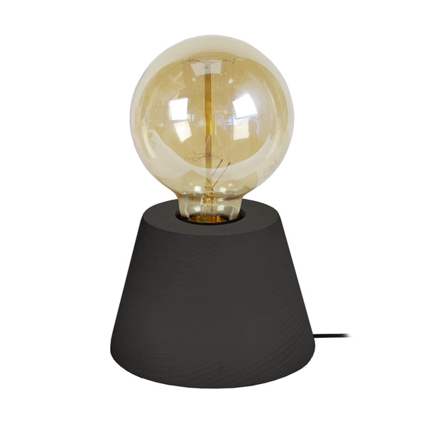 Lampe a poser BOIS CONE 11cm - 1 Lumière