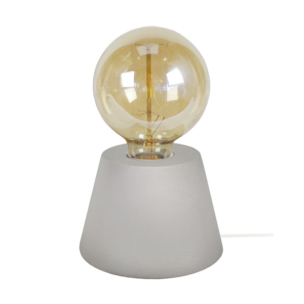 Lampe a poser BOIS CONE 11cm - 1 Lumière