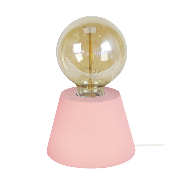 Lampe a poser BOIS CONE 11cm - 1 Lumière