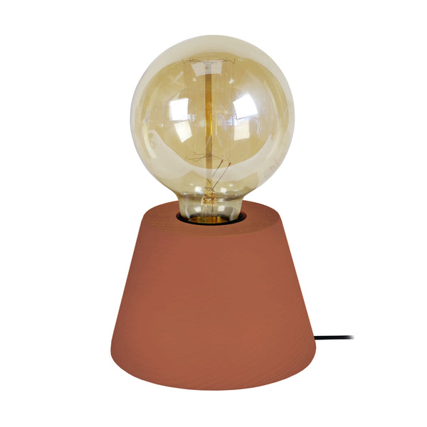 Lampe a poser BOIS CONE 11cm - 1 Lumière