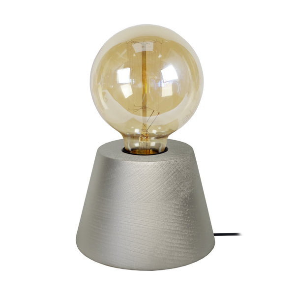 Lampe a poser BOIS CONE 11cm - 1 Lumière