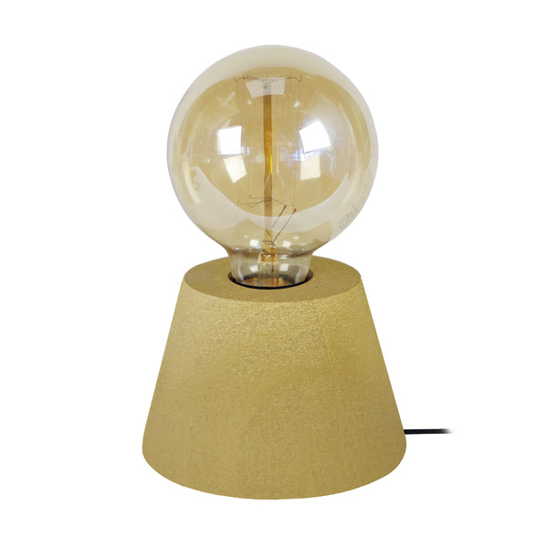 Lampe a poser BOIS CONE 11cm - 1 Lumière