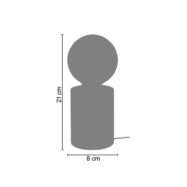 <transcy>Candeeiro de Mesa BOIS CYLINDRE  8cm - 1 Luz </transcy>