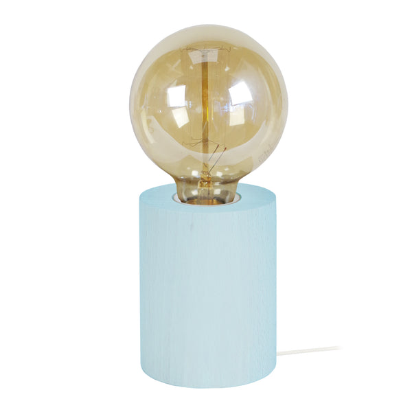 Lampe a poser BOIS CYLINDRE 8cm - 1 Lumière