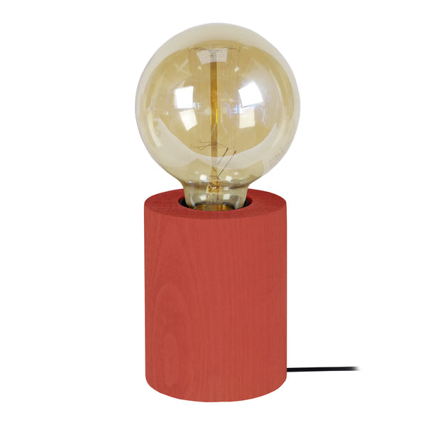 Lampe a poser BOIS CYLINDRE 8cm - 1 Lumière