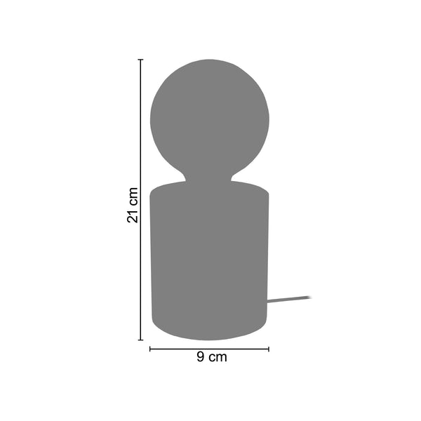 <transcy>Candeeiro de Mesa BÉTON CYLINDRE  9cm - 1 Luz </transcy>