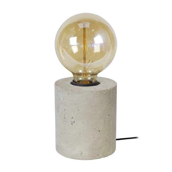 Lampe a poser BÉTON CYLINDRE 9cm - 1 Lumière