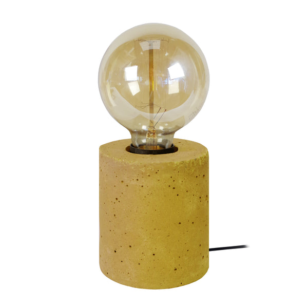 Lampe a poser BÉTON CYLINDRE 9cm - 1 Lumière