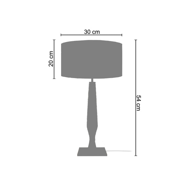 <transcy>Candeeiro de Mesa COLUMBUS  30cm - 1 Luz </transcy>