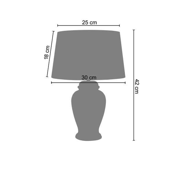 <transcy>Candeeiro de Mesa ÁGORA  30cm - 1 Luz </transcy>