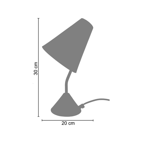 <transcy>Candeeiro de Mesa KONIKA  20cm - 1 Luz </transcy>