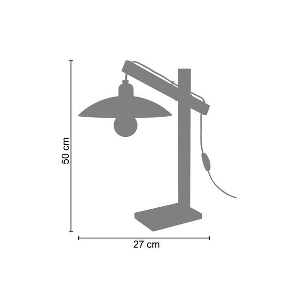 <transcy>Candeeiro de Escritório PILORI KROA  27cm - 1 Luz - SKU 90227</transcy>